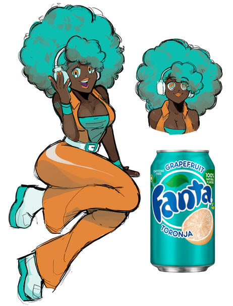 Fanta - Original Character Design